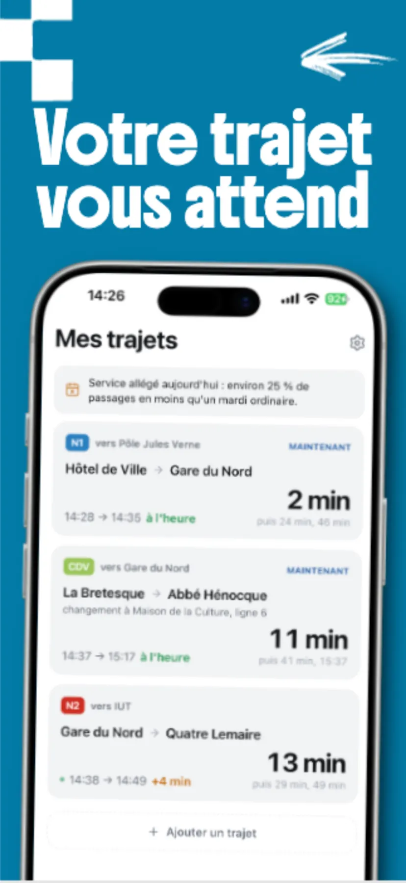 Amiens, écran 2 sur 4